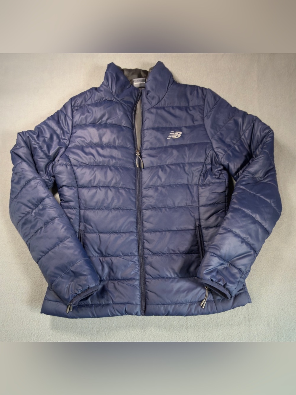 New Balance Women's Navy Quilted Puffer Jacket